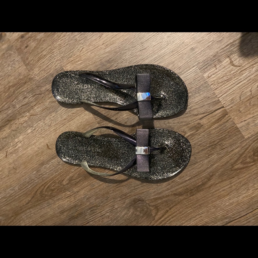 Sparkly bow Sandles